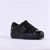 Paul Green Side Panel Laced Trainer - Black Patent